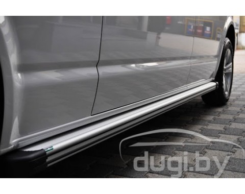 Защита порогов - площадка для Transporter T6 (к.б.). Защита порогов - площадка для Transporter T6 (к.б.).